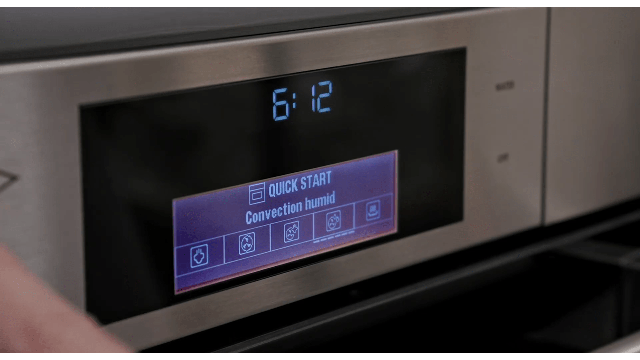 Wolf Convection Steam Oven touch controls - Convection Humid Mode