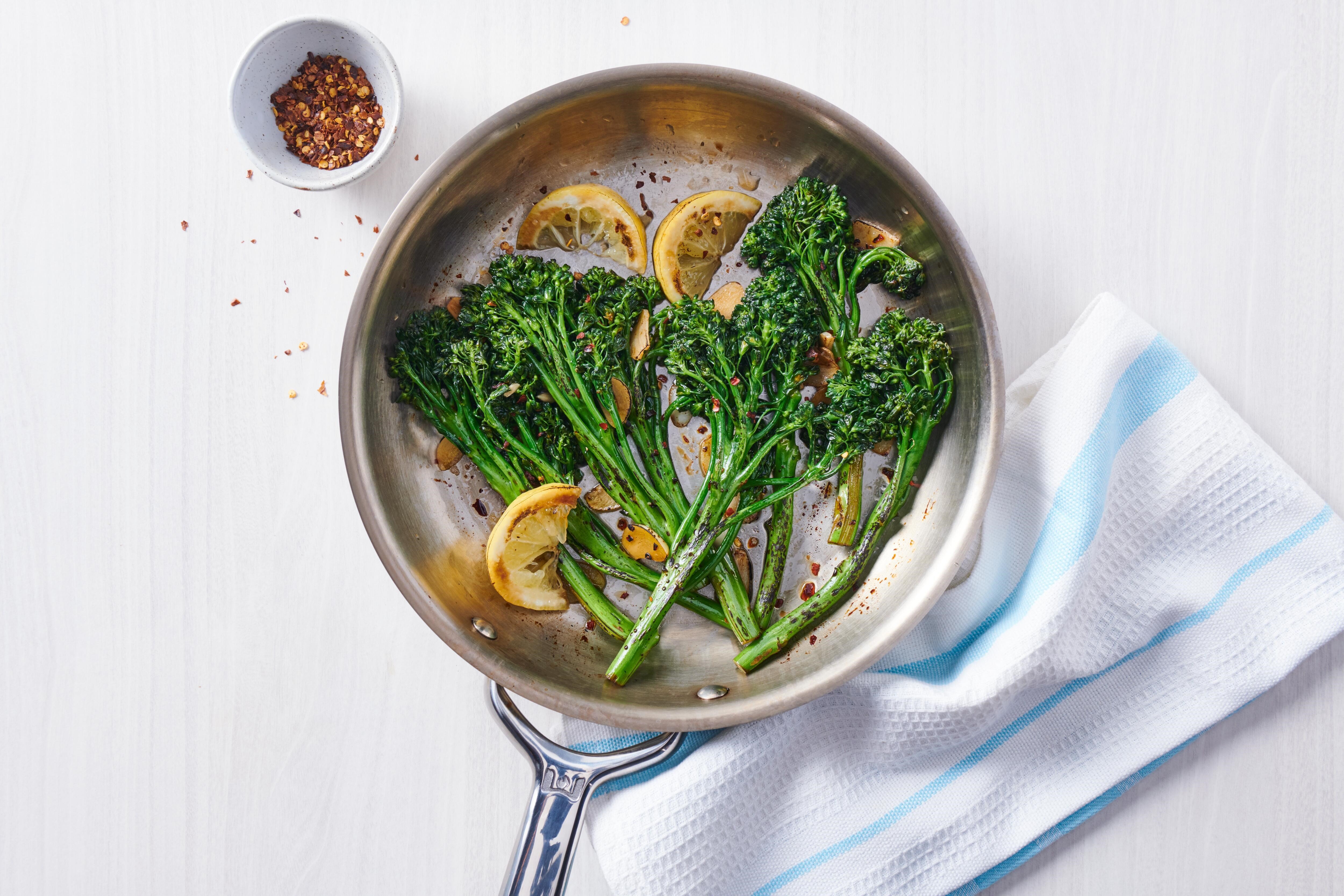 Easy and delicious Broccolini  recipe using the Blanch Mode setting of your Wolf Oven