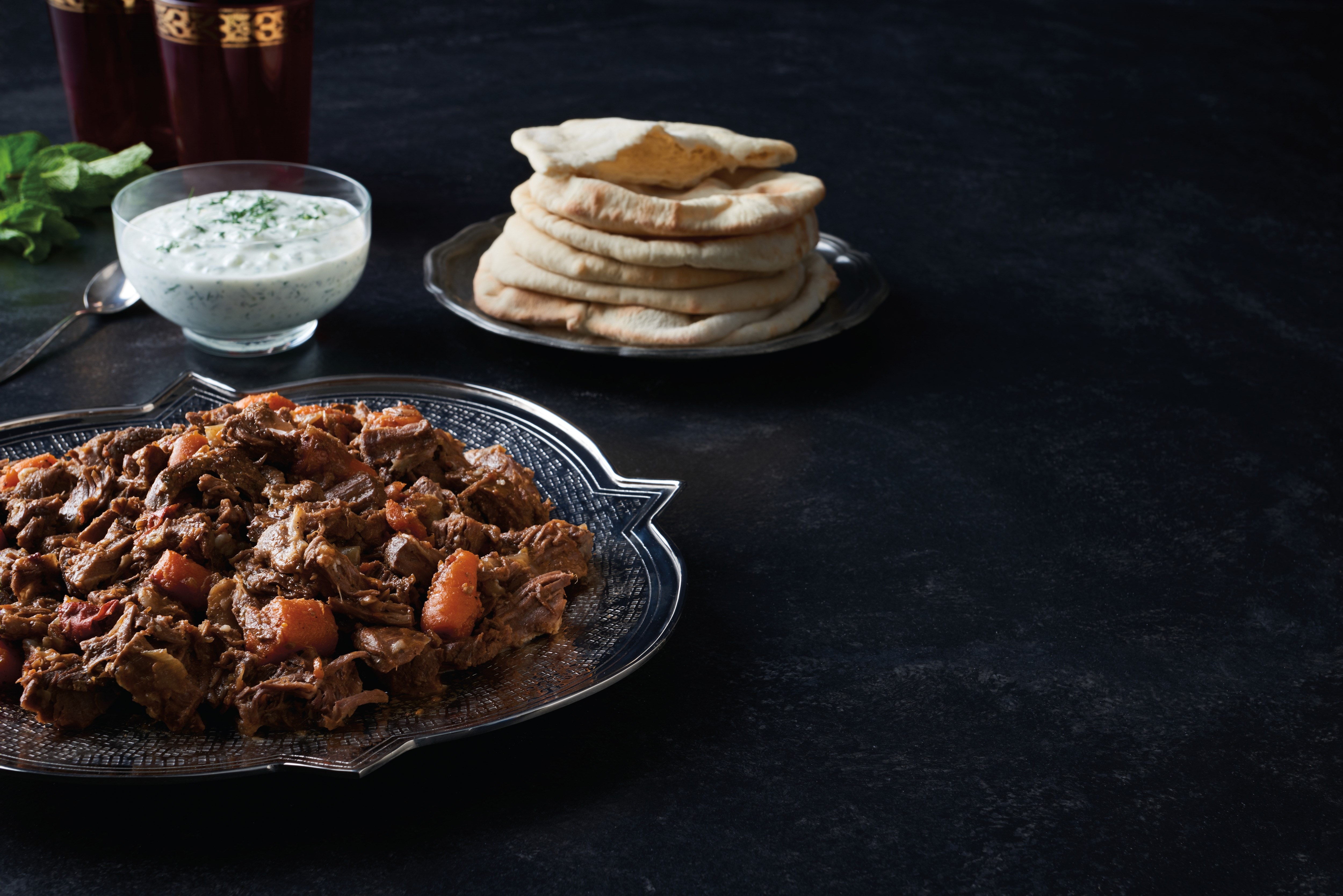 Moroccan braised lamb shoulder recipe from Sub-Zero, Wolf, and Cove