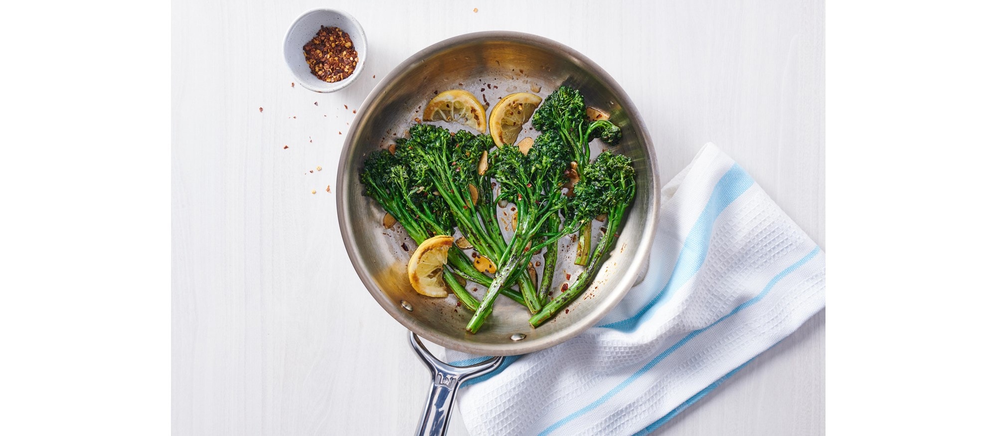 Easy and delicious Broccolini  recipe using the Blanch Mode setting of your Wolf Oven