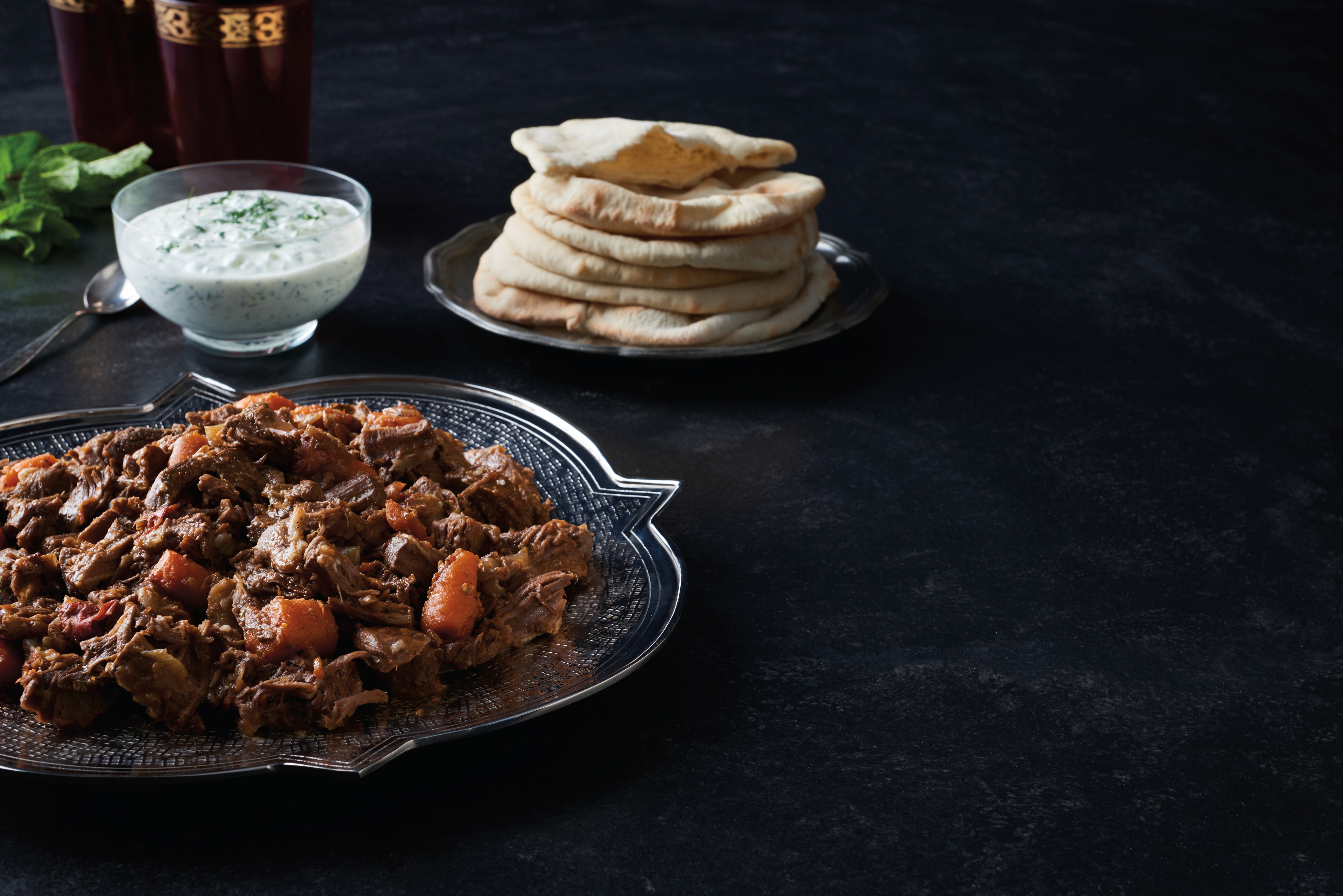 Moroccan braised lamb shoulder recipe from Sub-Zero, Wolf, and Cove
