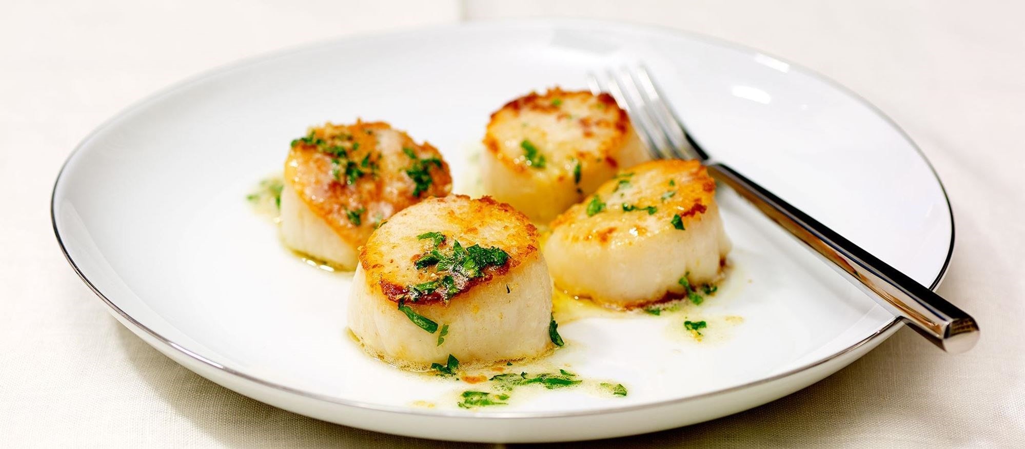 Scallops with Garlic-Parsley Butter