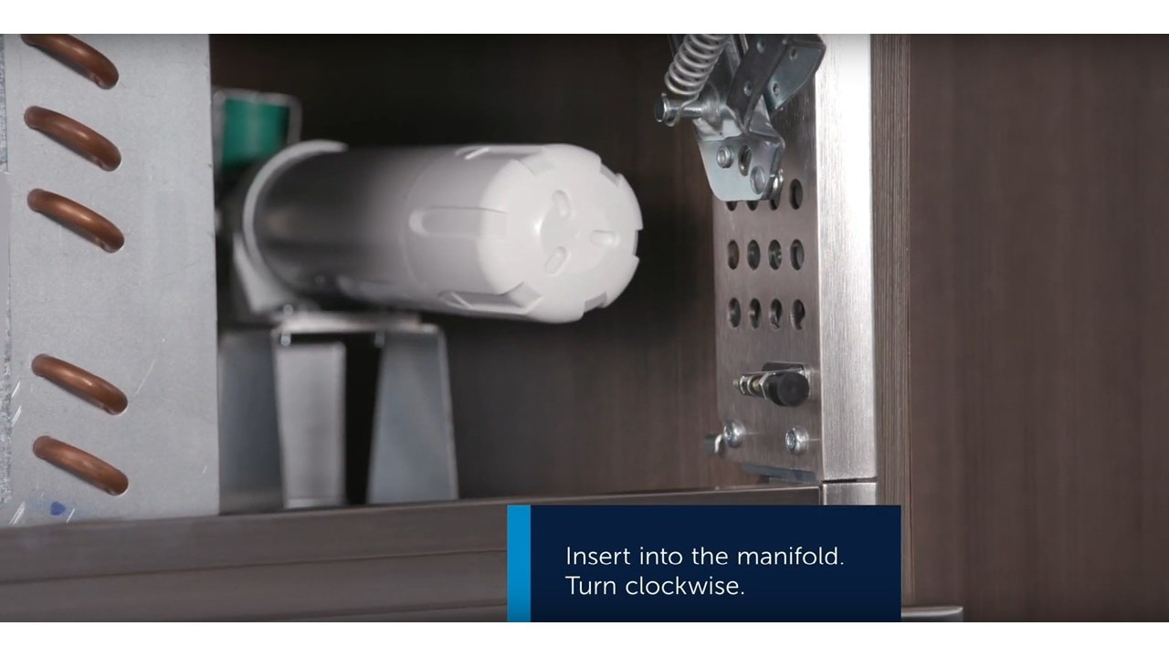 SubZero Classic Refrigerator Replace Water Filter Video