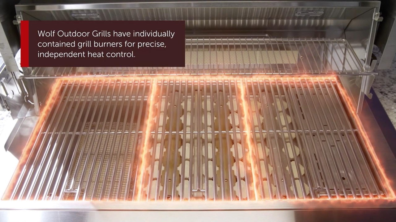Wolf Outdoor Grill - Controlling the Heat