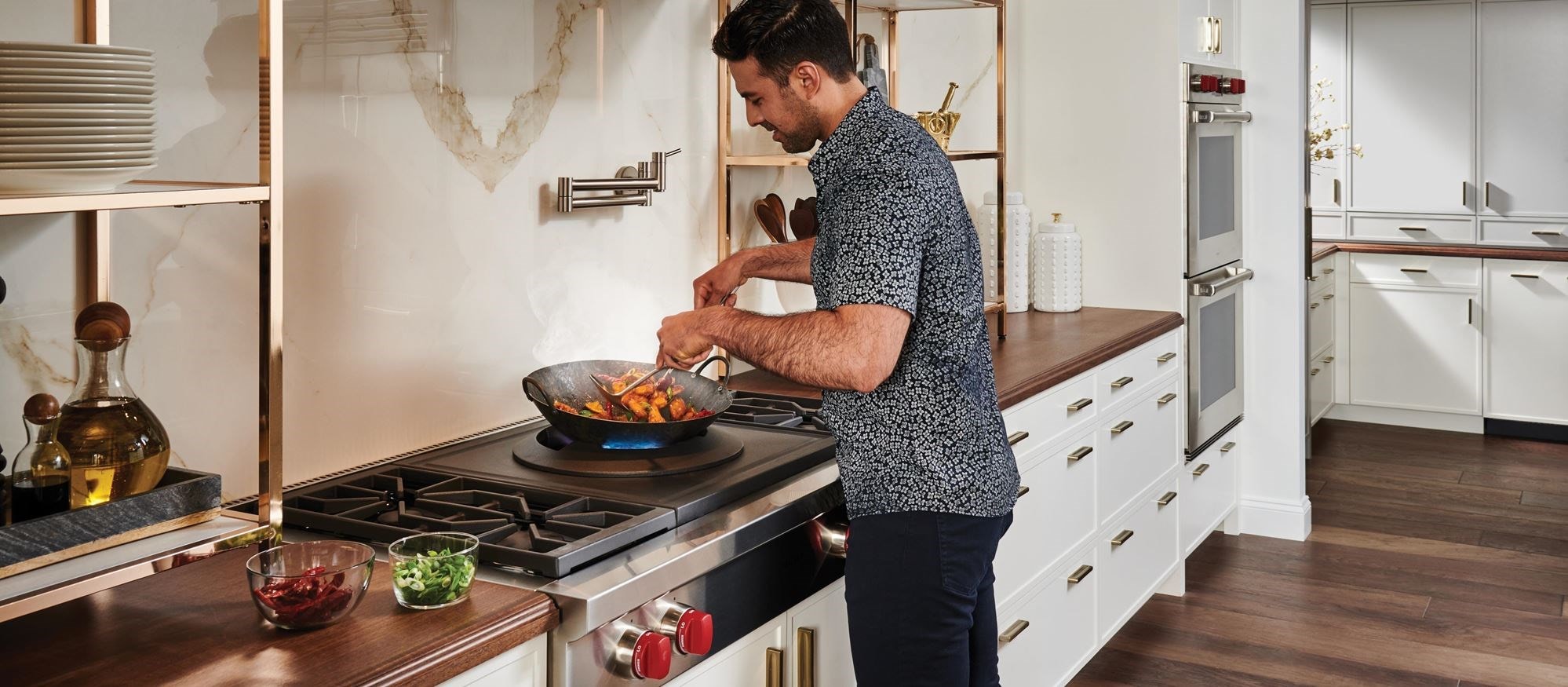 Wolf Cooktop and Wolf Gourmet Cookware