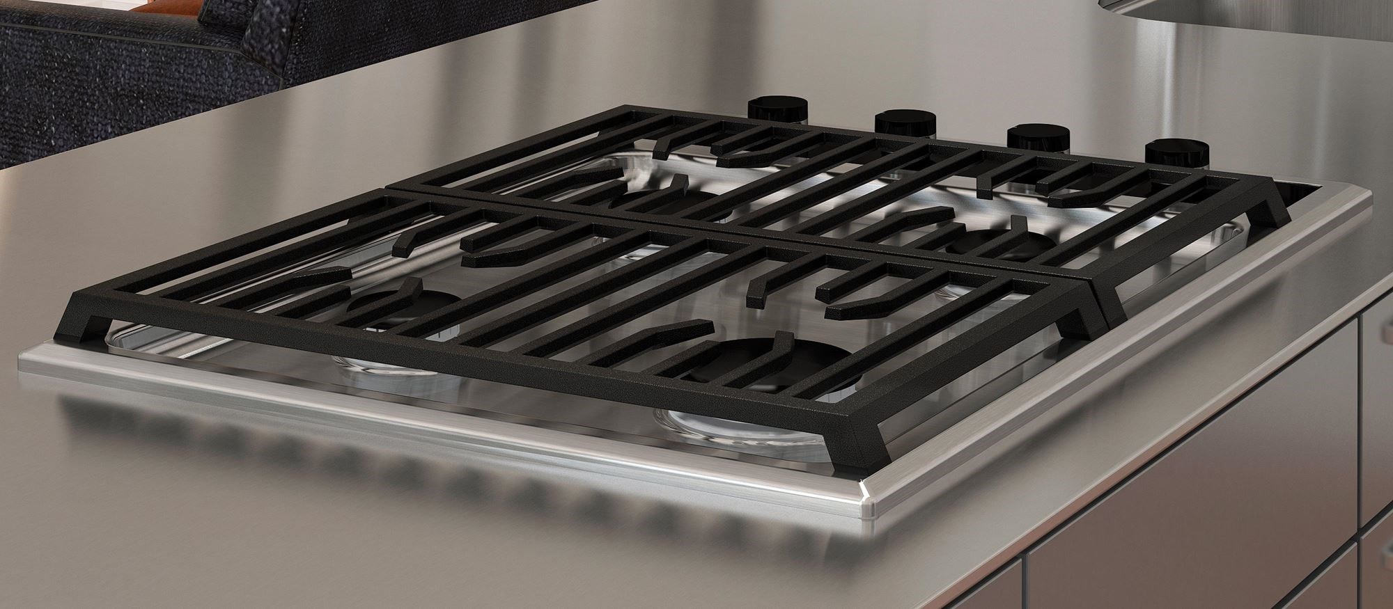 30 Professional Gas Cooktop - 4 Burners