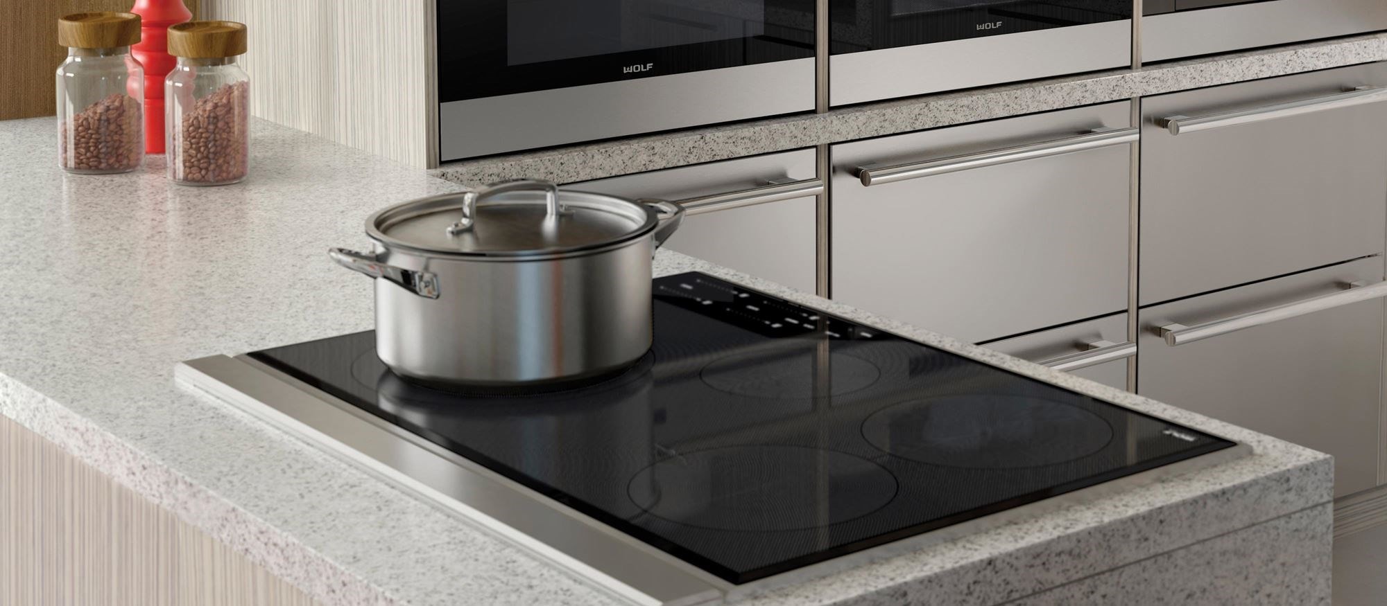 Wolf 30&quot; Transitional Induction Cooktop (CI304T/S)