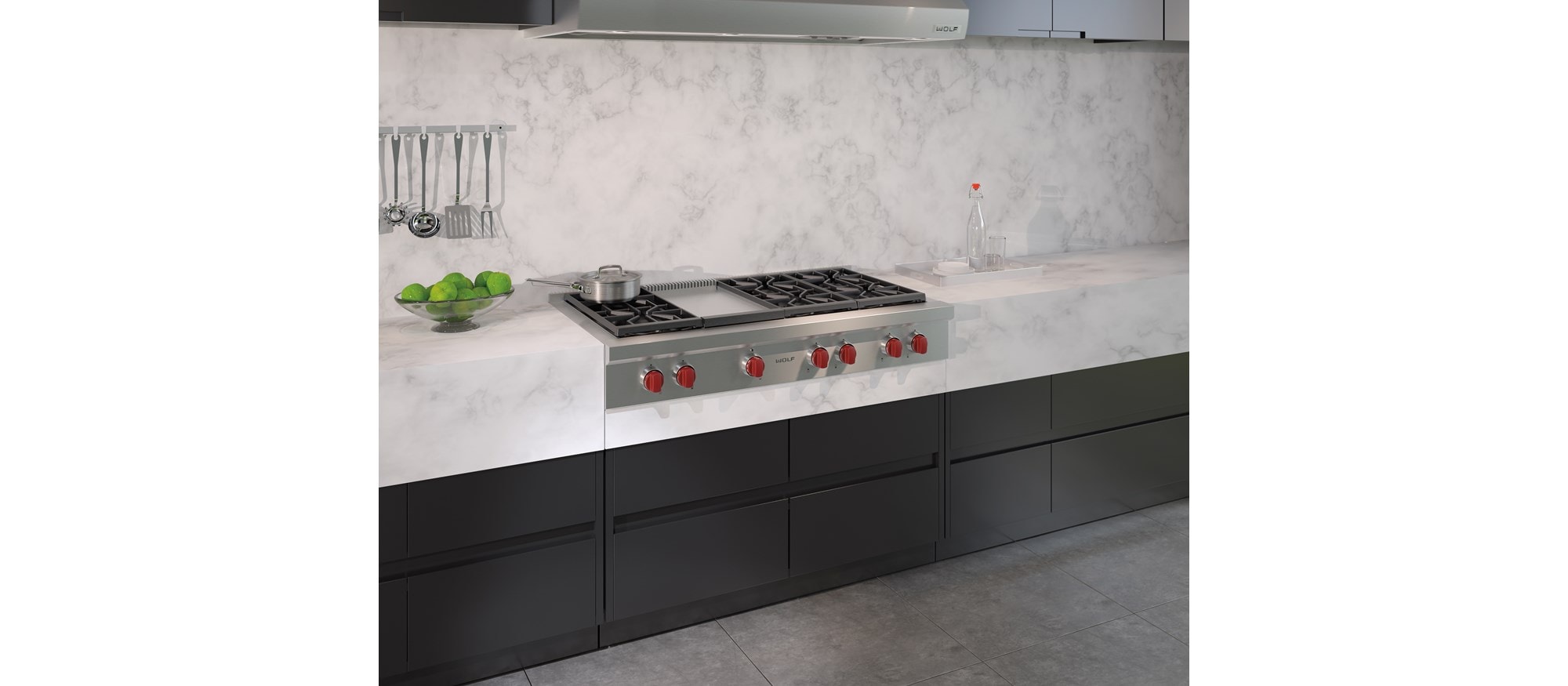 GLOBALITページ Globe GG48TG - Thermostatic Countertop Griddle