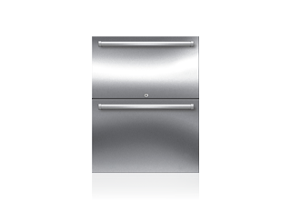 24 Stainless Steel Undercounter Double-Drawer Refrigerator