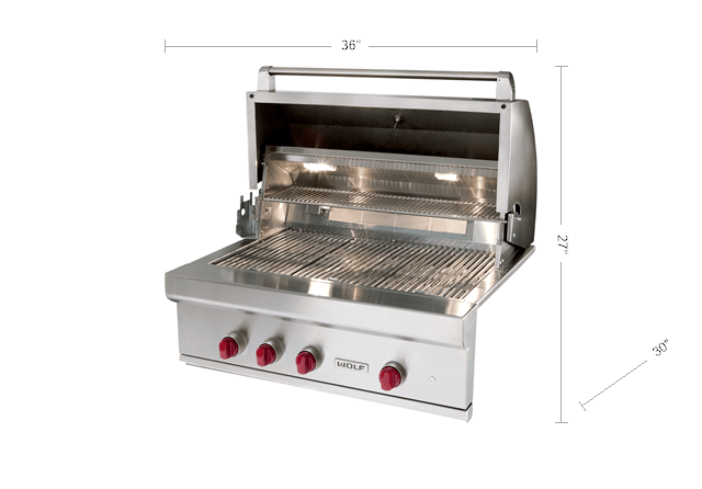 outdoor natural gas grill cooktop
