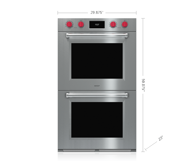 Wolf 30" M Series Professional BuiltIn Double Oven (DO3050PM/S/P)