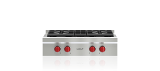 Wolf 30" Sealed Burner Rangetop - 4 Burners SRT304