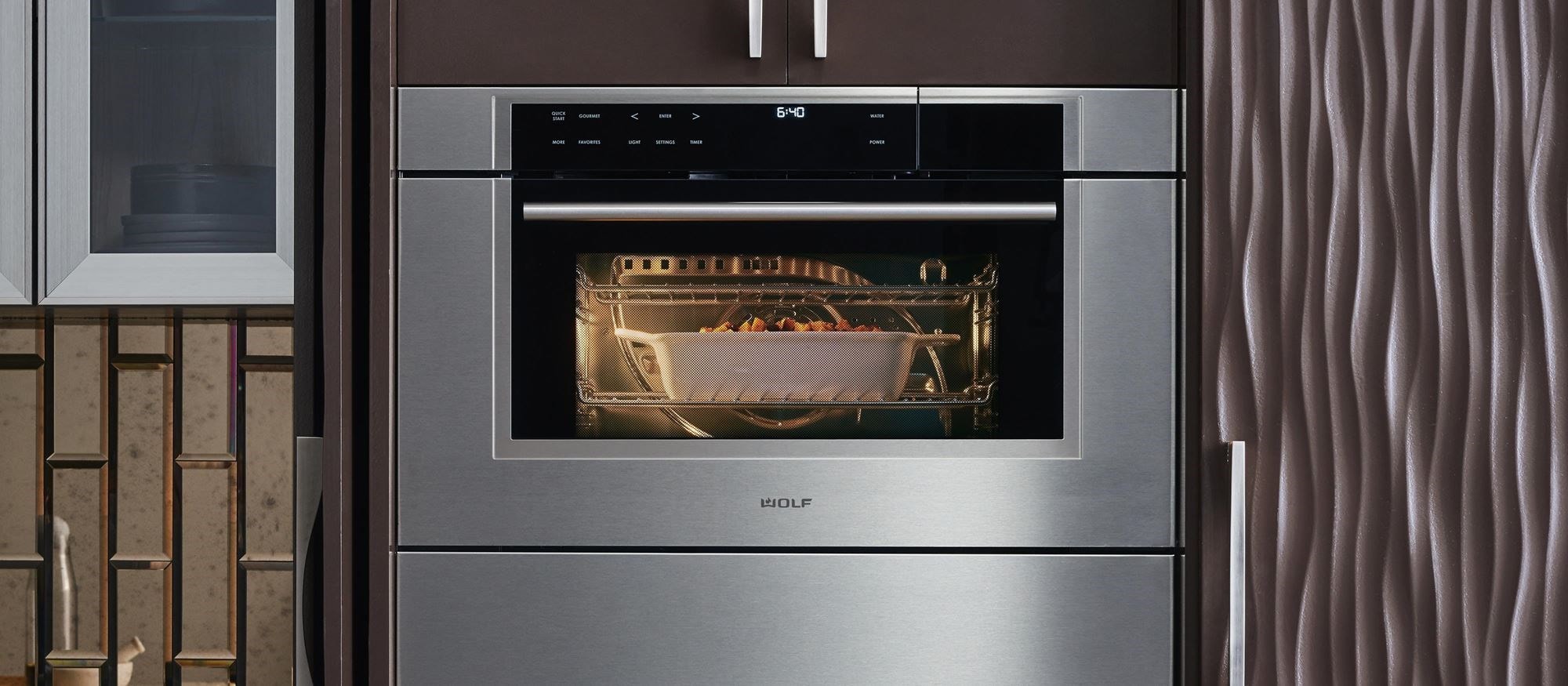 Wolf 30&quot; M Series Transitional Convection Steam Oven (CSO30TM/S/TH)