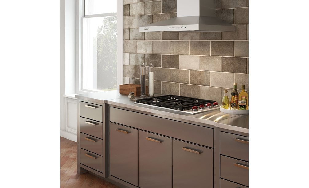 Wolf 30" Cooktop Wall Hood Stainless (VW30S)