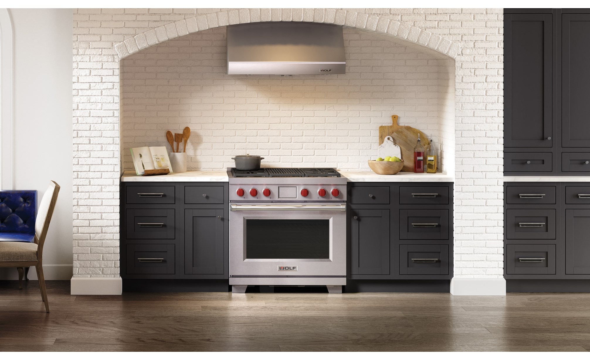 Wolf deals range hood