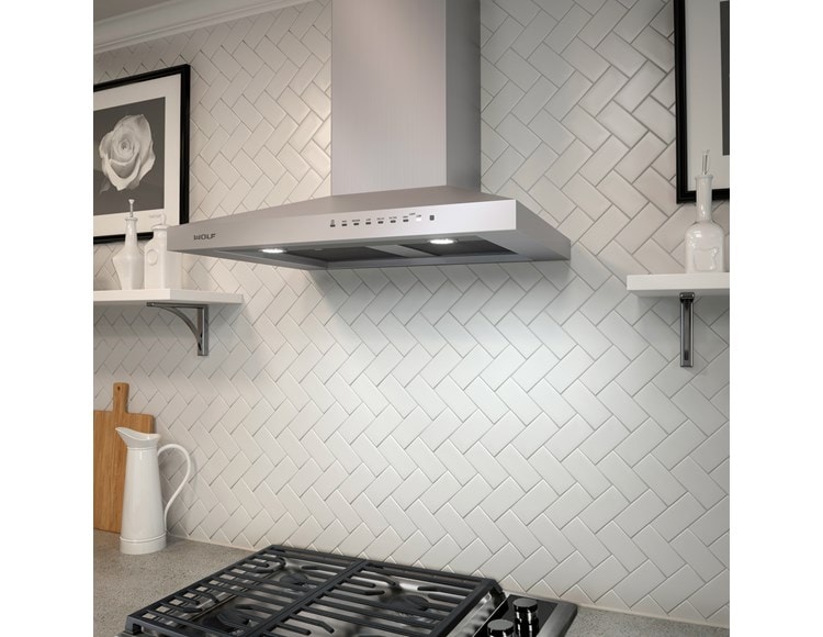 Wolf 30" Cooktop Wall Hood - Stainless (VW30S)