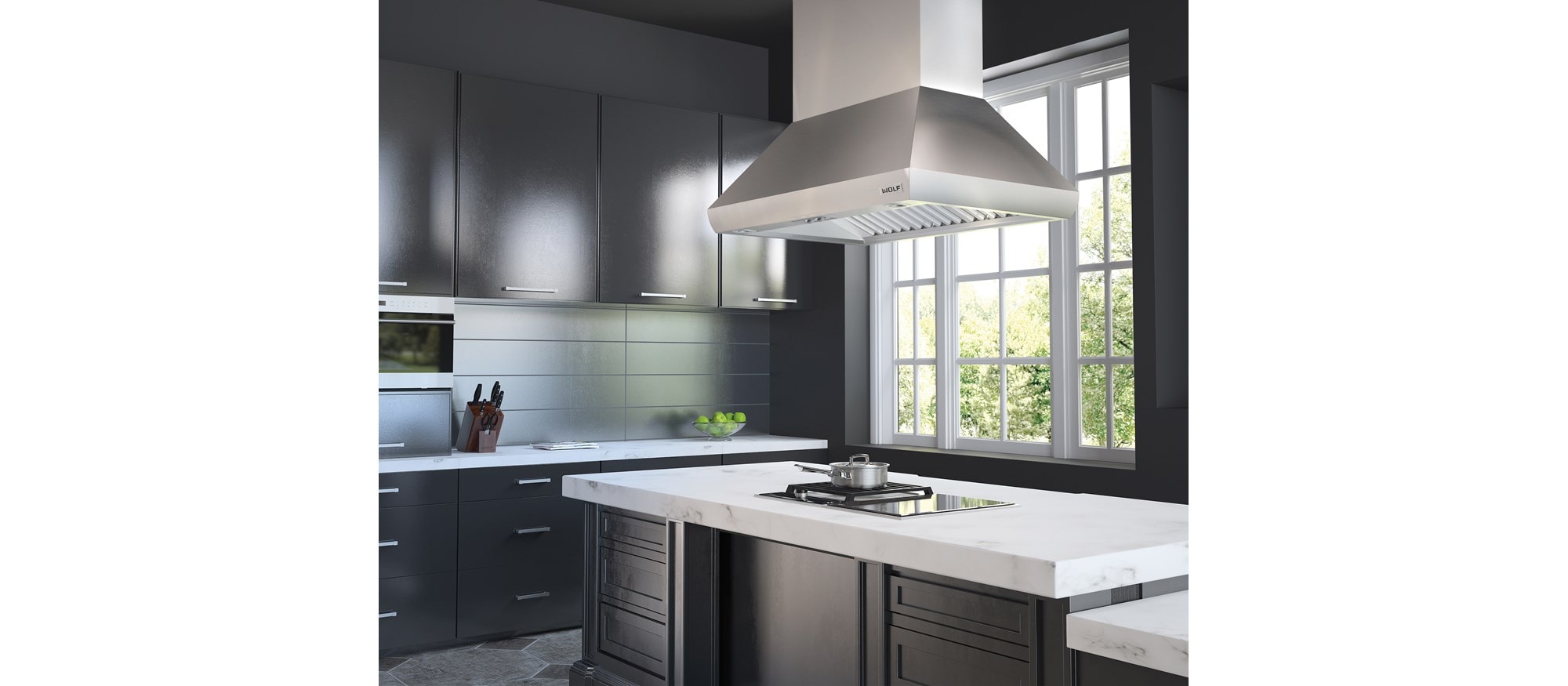 Wolf 42" Pro Island Hood (PI423418)