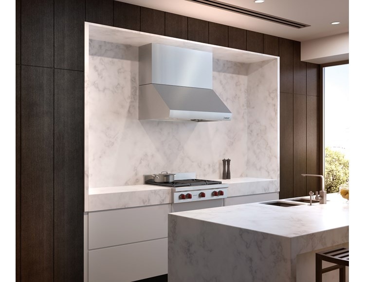 Wolf 42" Pro Wall Hood - 27" Depth (PW422718)