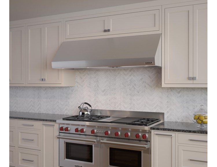 Wolf 66" Pro Wall Hood - 24" Depth (PW662418)