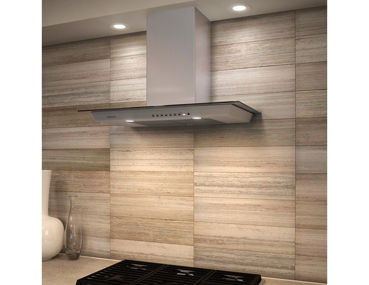 Wolf 36" Cooktop Wall Hood - Glass (VW36G)