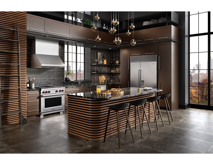 Wolf 36" Dual Fuel Range 4 Burner Infrared Charbroiler (DF36450C) Cooktop