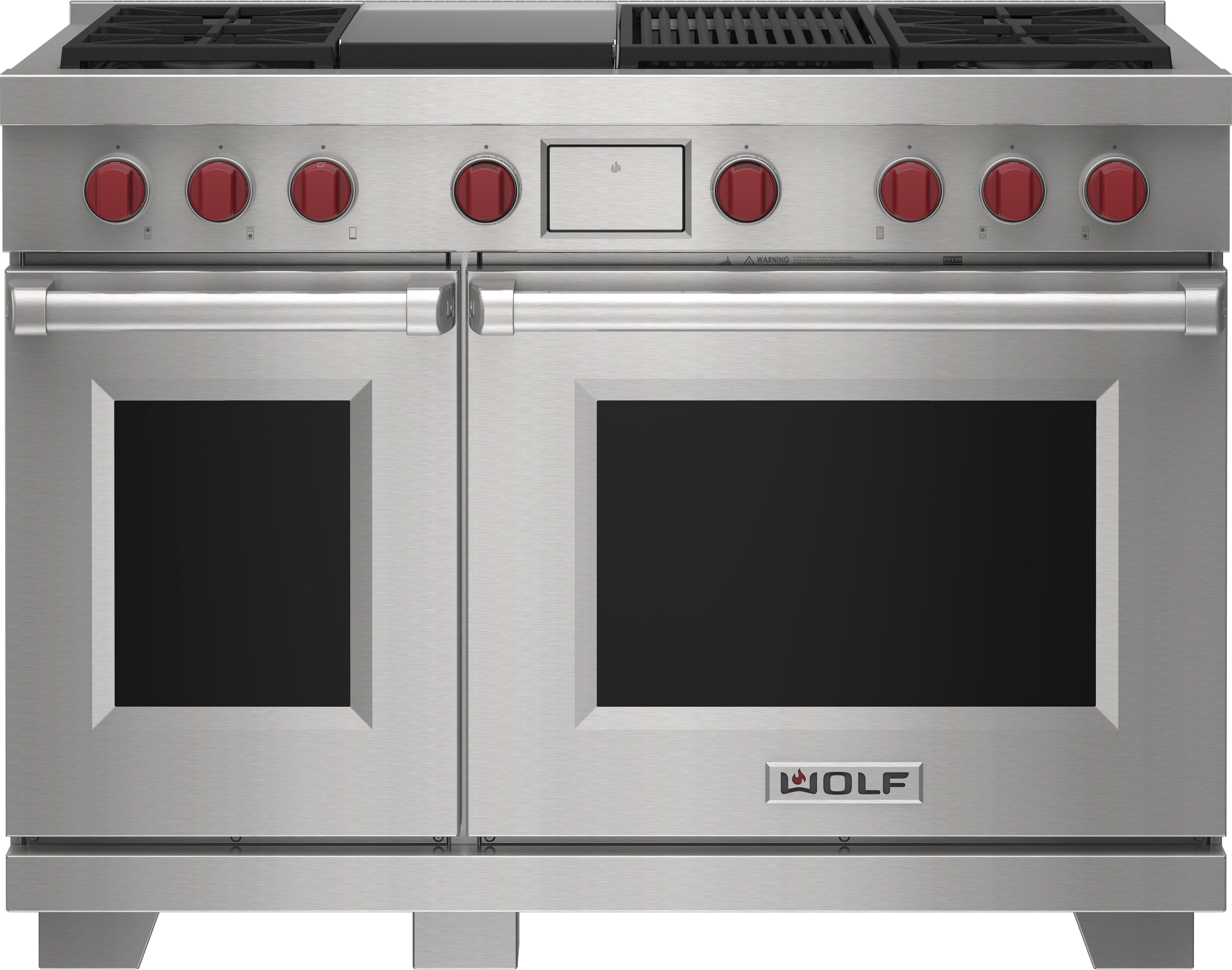  48-inch Dual Fuel with char and griddle