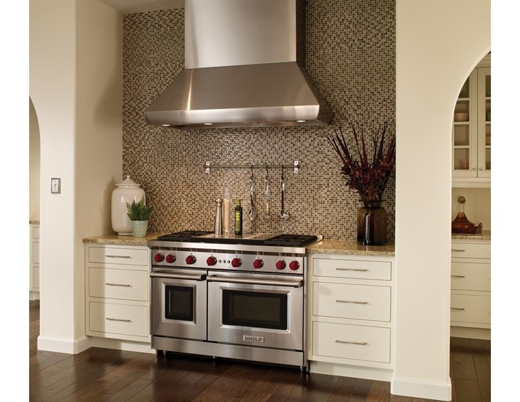 48" Gas Range - 4 Burners and Infrared Dual Griddle (GR484DG) Wolf Rangetop