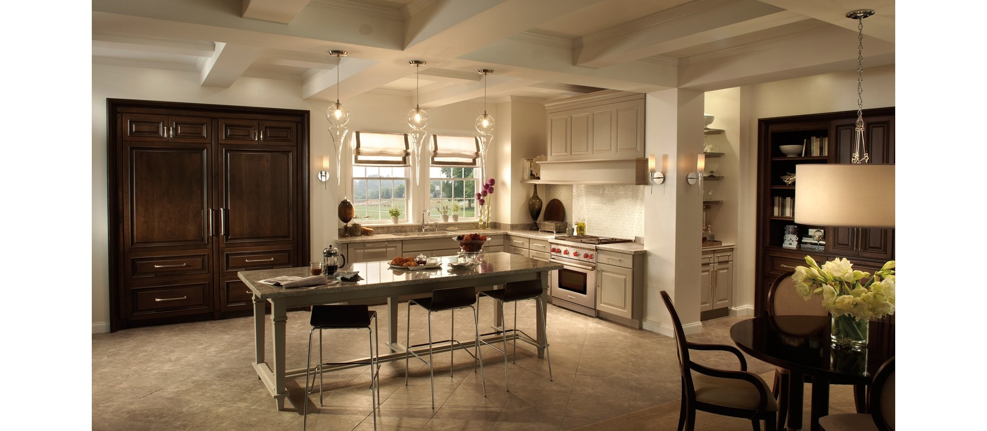 36" Gas Range 4 Burners and Infrared Charbroiler (GR364C) Wolf Rangetop